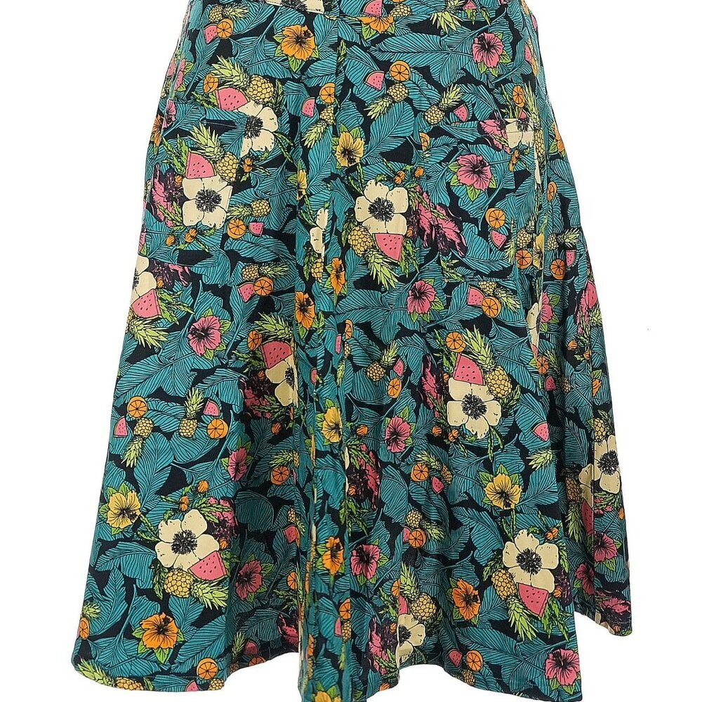Banned Apparel Retro Floral Skirt - Picture 3 of 4